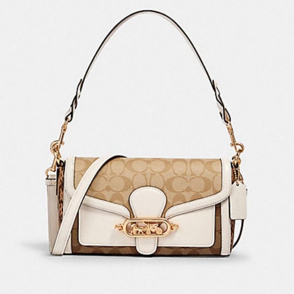 Coach Handbags - Coach JADE SHOULDER BAG IN BLOCKED SIGNATURE